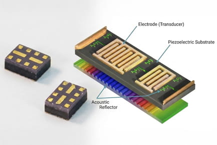 Precision thin film coating for RF and SAW filter devices